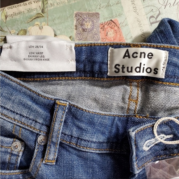 Acne Studios Low Vintage Skinny Jeans - Picture 6 of 9